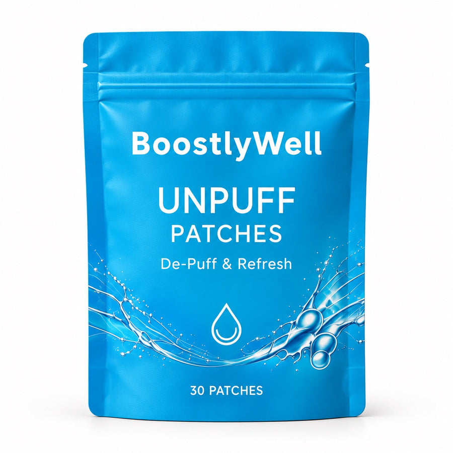 BoostlyWell Unpuff Patches, 30 patches